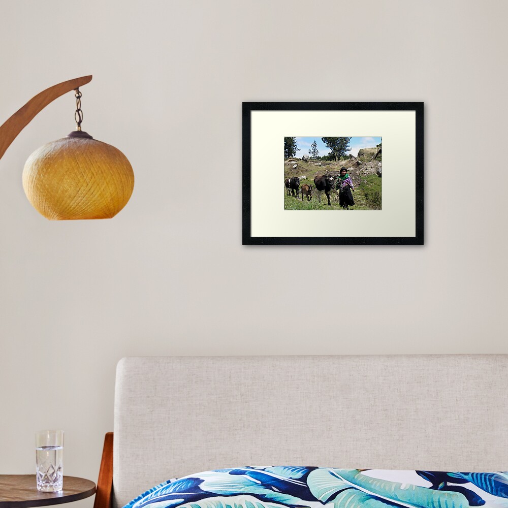 'Til the Cows Come Home Framed Art Print