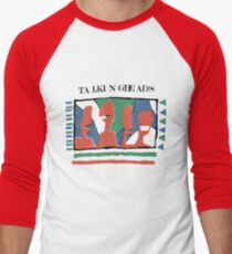Talking Heads - Yellow 80's Men's Baseball Âľ T-Shirt