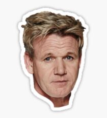 Gordon Ramsay Kitchen Nightmares Food Network Face Sticker
