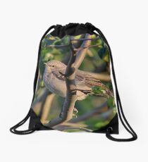 Mockingbird late summer Drawstring Bag
