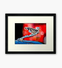 1935 C V-12 Convertible Sedan Hood Ornament -0564c Framed Print