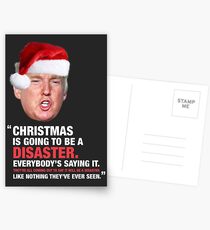A Donald Trump Christmas Disaster Postcards