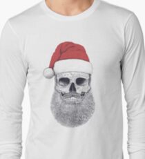 Santa skull Long Sleeve T-Shirt