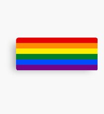 Gay Pride Rainbow Flag Canvas Print