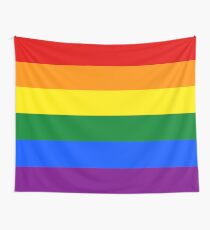 Gay Pride Rainbow Flag Wall Tapestry