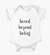 Ruby Redfort Inspired Bored Beyond Belief One Piece - Short Sleeve