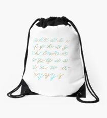 ABCs Drawstring Bag