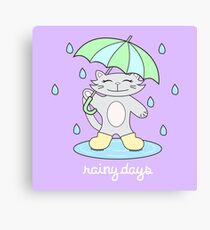 Rainy Days Canvas Print