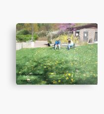 The Conversation Metal Print