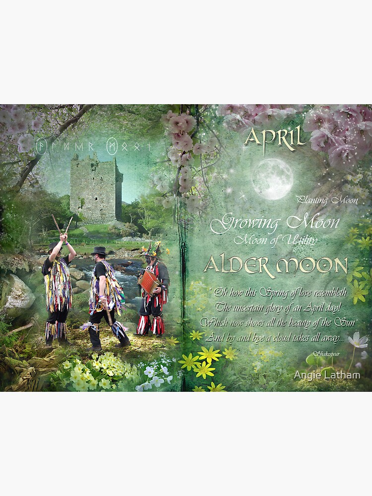 April : Alder Moon by AngelaBarnett
