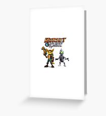 Ratchet and Clank Greeting Card