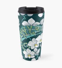 chameleons and orchids Travel Mug