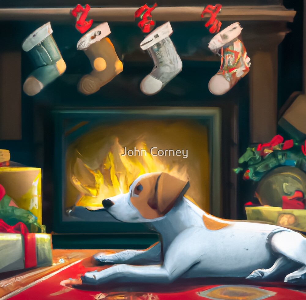 Waiting for Christmas by John Corney