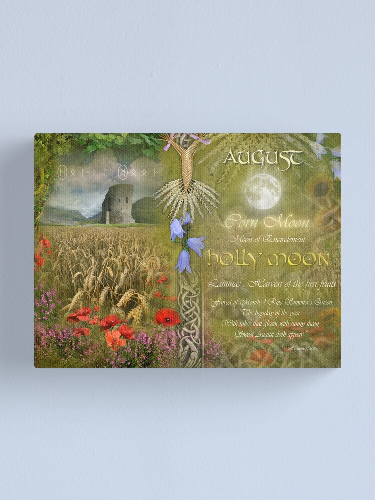 Alternate view of August : Holly Moon Canvas Print