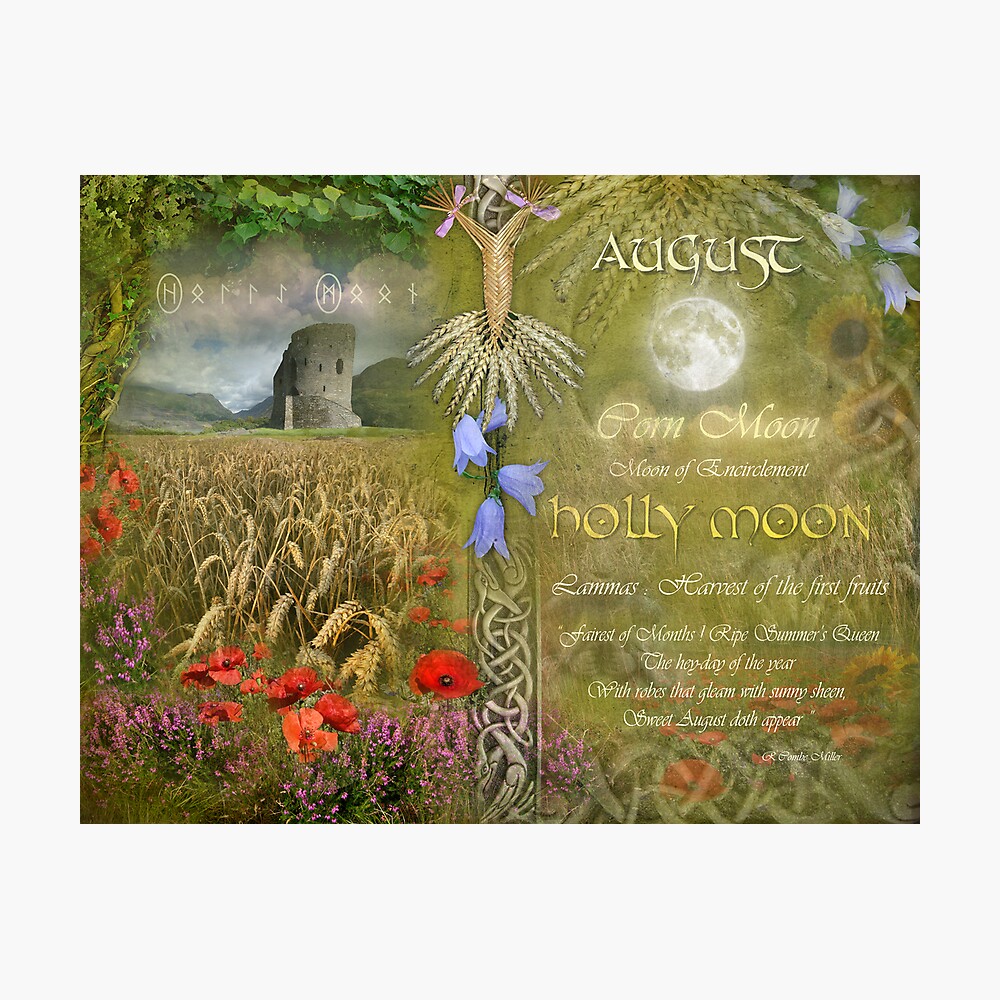 August : Holly Moon Photographic Print