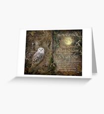 November - Ivy Moon Greeting Card