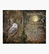 November - Ivy Moon Photographic Print