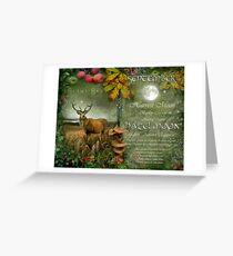 September - Hazel Moon Greeting Card