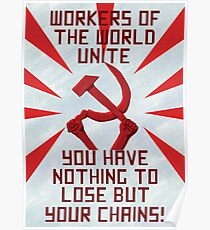 Kommunistische Propaganda Poster Poster