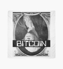 Funny Bitcoin Dollar Bill George Washington Bitcoin T-Shirt Scarf