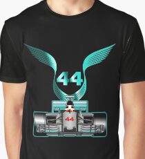 Lewis Hamilton on his car Graphic T-Shirt