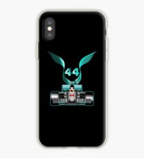 Lewis Hamilton on his car iPhone Case