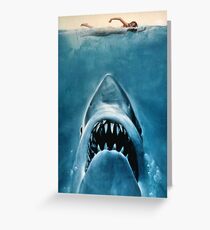 JAWS SHARK Greeting Card