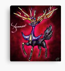 Xerneas - Pokemon X Legendary (Prints) Canvas Print