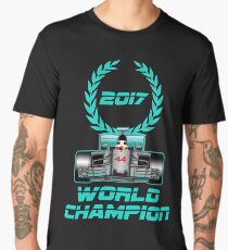 Lewis Hamilton F1 2017 World Champion Men's Premium T-Shirt