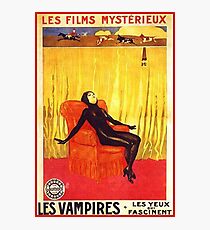HD Vampires - 1917 Silent Film Photographic Print