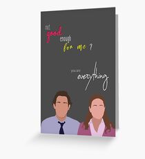 you are everything. Greeting Card