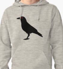 Shisui Sharingan Eye Crow Black White Naruto Shippuden Pullover Hoodie