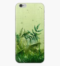 Vinilo o funda para iPhone "Forest leaves and plants"