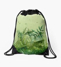 Mochila saco "Forest leaves and plants"
