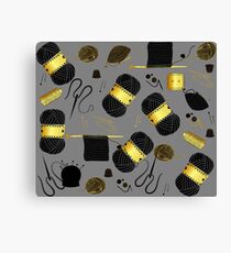 Golden Yarn Canvas Print