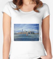 Staten Island Ferry Women's Fitted Scoop T-Shirt