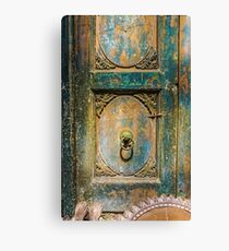 The Weathered Door #architecture #art #decor Canvas Print
