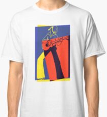 Retro Pop Art Guitarist Classic T-Shirt