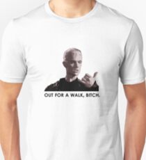 Spike, out for a walk - dark font Unisex T-Shirt