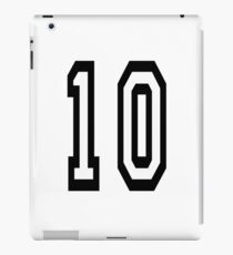 10, TEAM SPORTS NUMBER, TEN, TENTH, Competition iPad Case/Skin