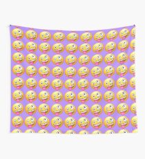 Crazy Face Emoji Tapestry