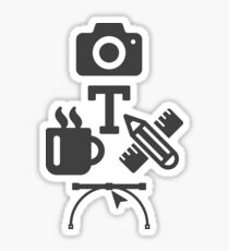 Graphic Designer - Hobbies V.2 Designed by adnananwar.com Sticker