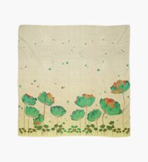 Pañuelo "Green flowers & Dots"
