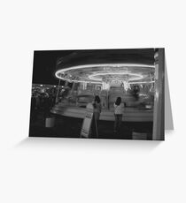 Round a bout Greeting Card