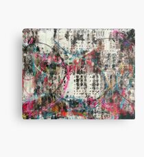 Analog Synthesizer, Abstract painting / illustration Metal Print