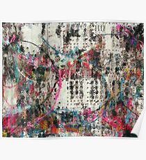 Analog Synthesizer, Abstract painting / illustration Poster