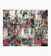 Analog Synthesizer, Abstract painting / illustration Photographic Print