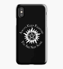Supernatural Not Alone v2.0 iPhone Case