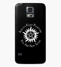 Supernatural nicht allein v2.0 Hülle & Klebefolie für Samsung Galaxy