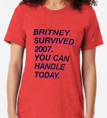 Britney survived 2007 Tri-blend T-Shirt